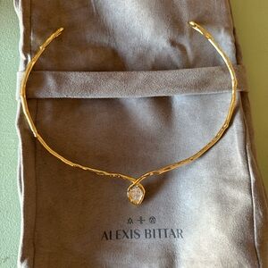 Alexis Bittar floating choker necklace